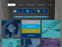 Tablet Screenshot of mnblawgroup.com